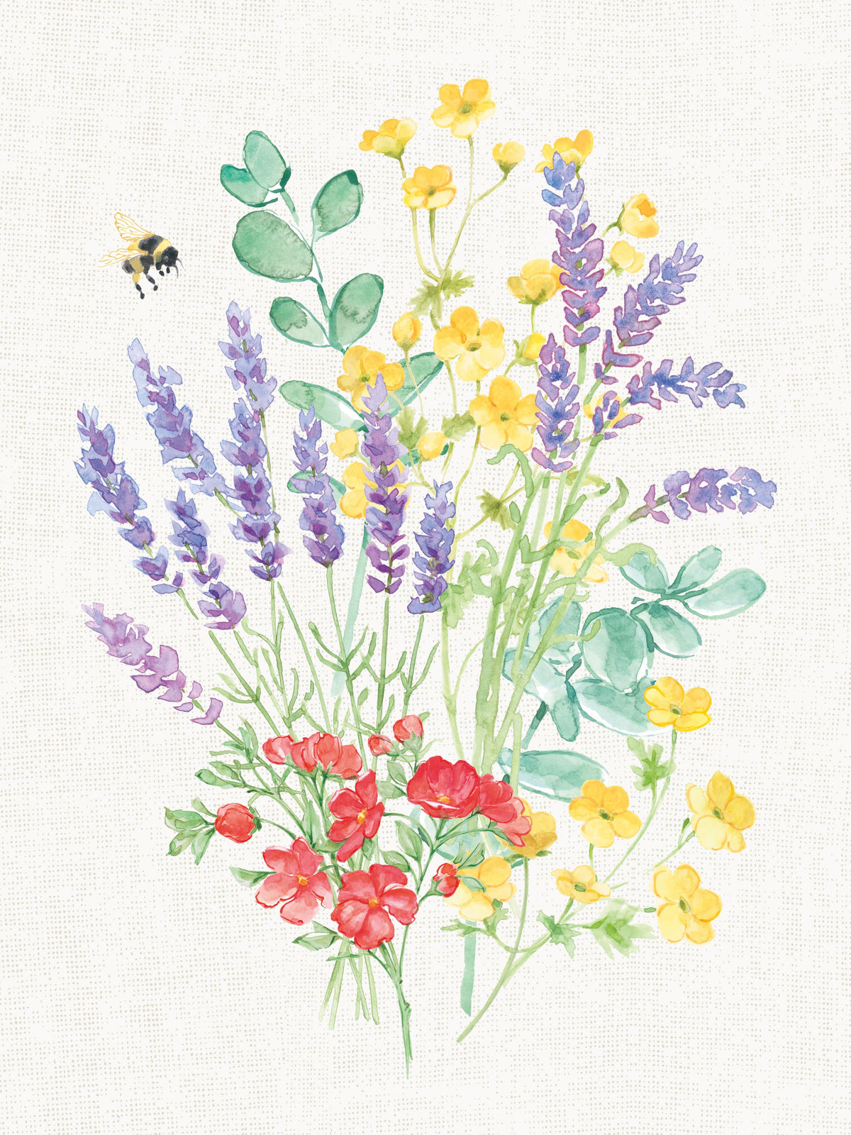 Fresh Floral III Mural Wallpaper - pure wallpaper artwork