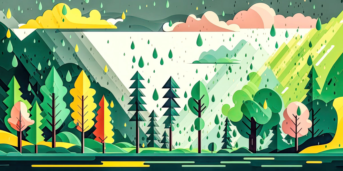 Fantasy Forest Summer Mural Wallpaper - pure wallpaper artwork