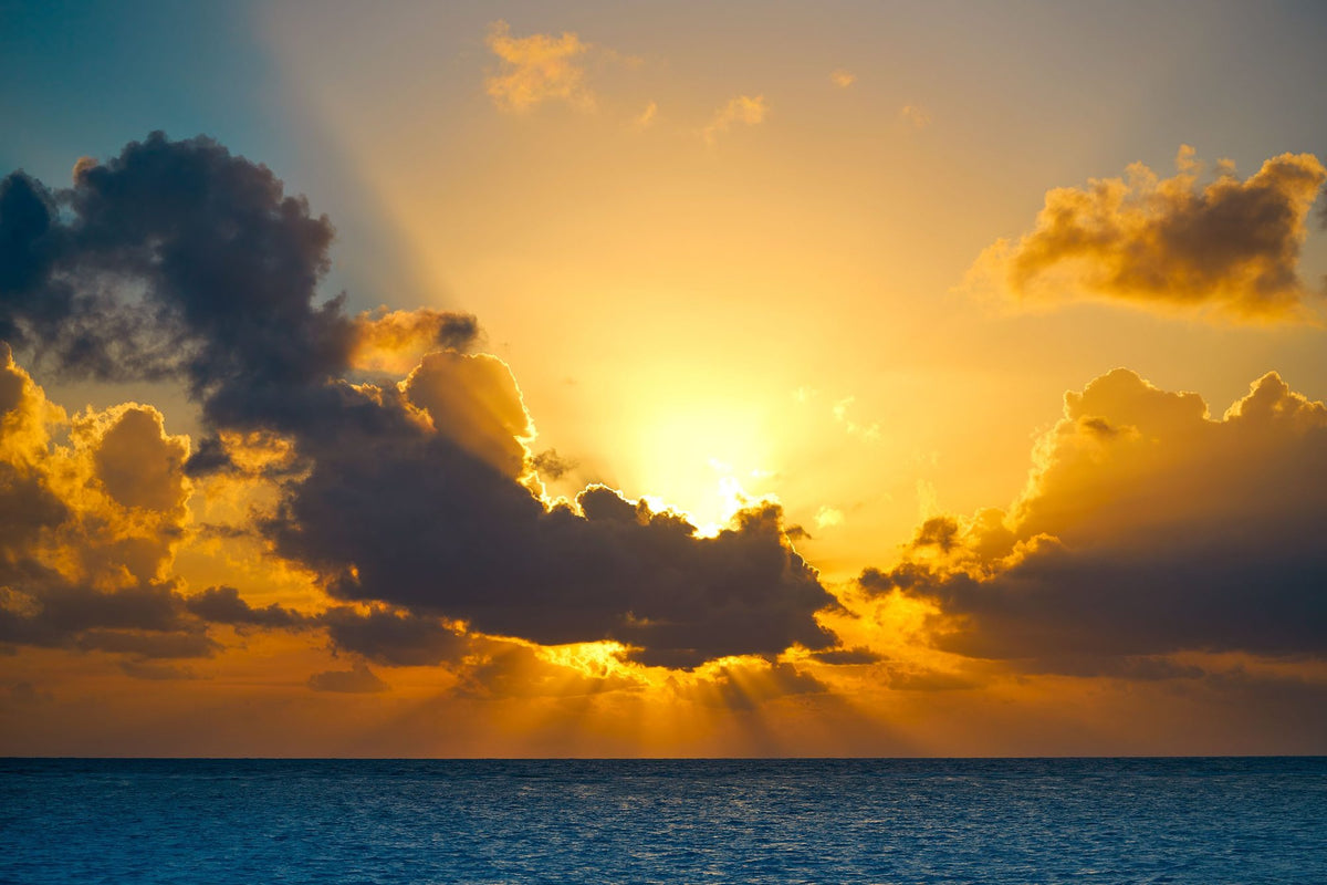 Riviera Maya Sunrise Mural Wallpaper - pure wallpaper artwork