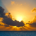 Riviera Maya Sunrise Mural Wallpaper - pure wallpaper artwork