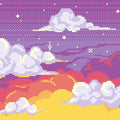 Pixel Sunset Mural Wallpaper - pure wallpaper artwork