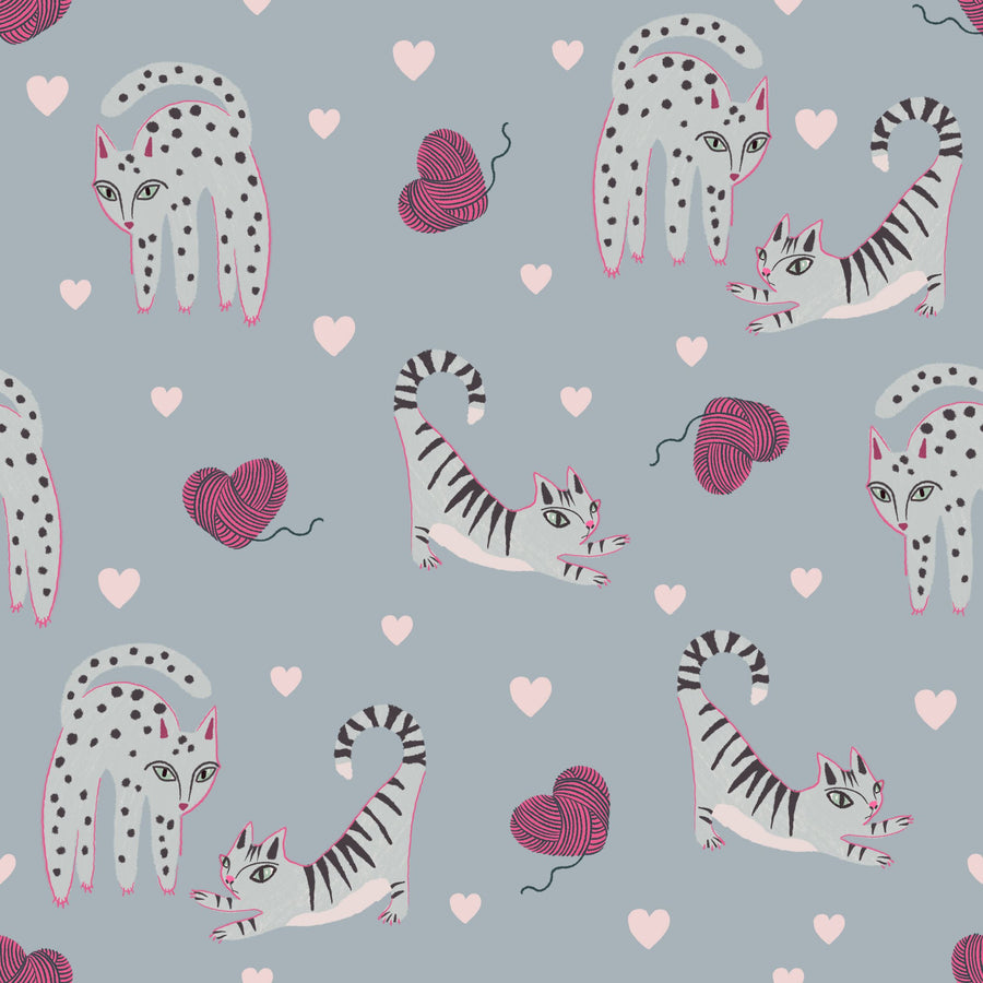 Kitten Love, Sky Mural Wallpaper