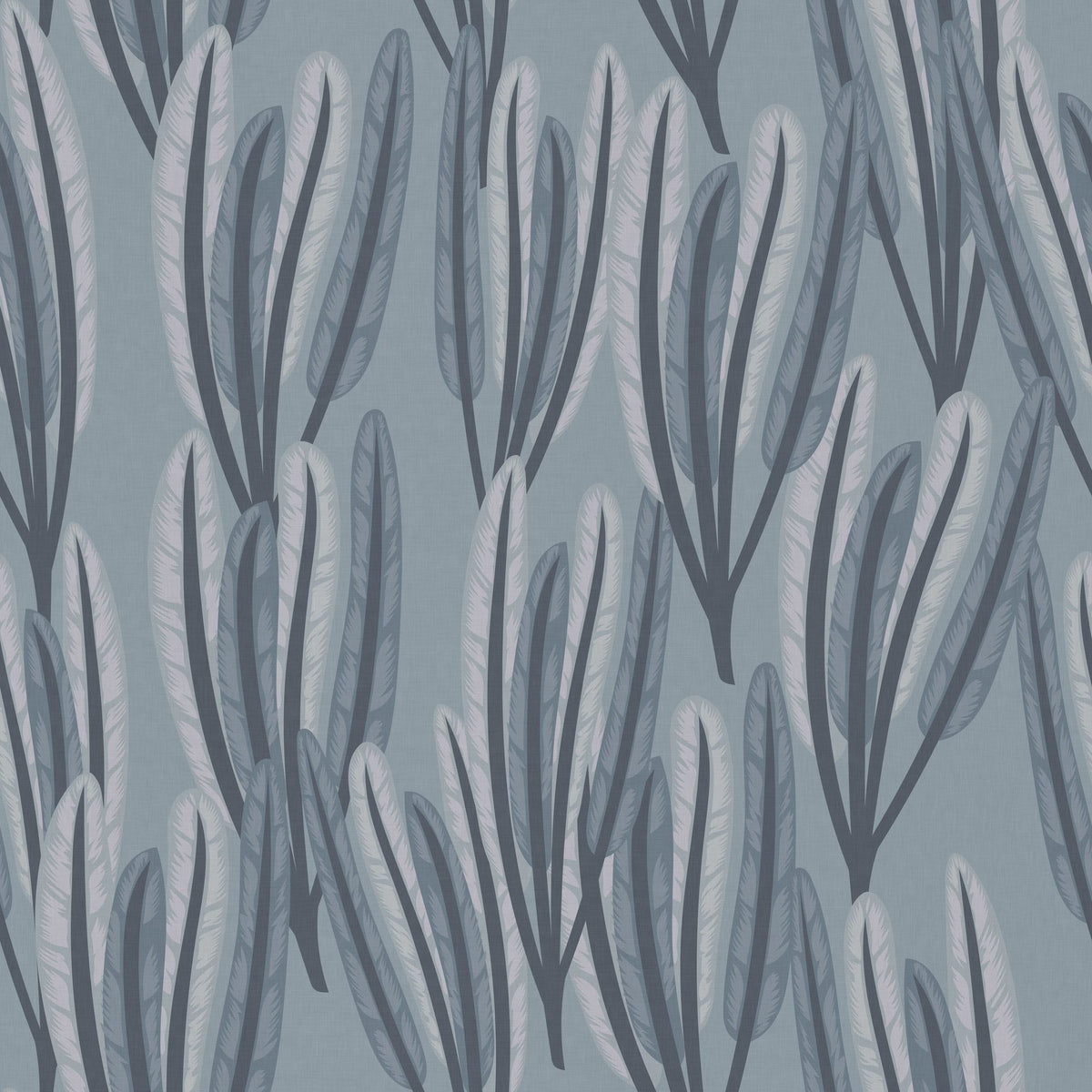 Palm on Grey Mural Wallpaper - pure wallpaper artwork