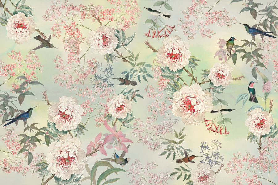 Birds Delight Mural Wallpaper