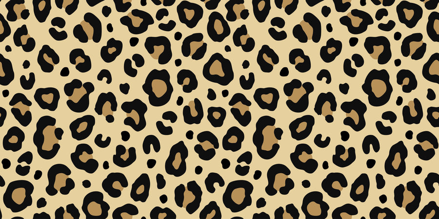 Leopard Skin Grrrrrr Mural Wallpaper