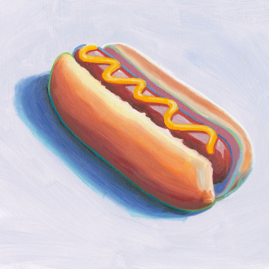 Hot Dog Mural Wallpaper