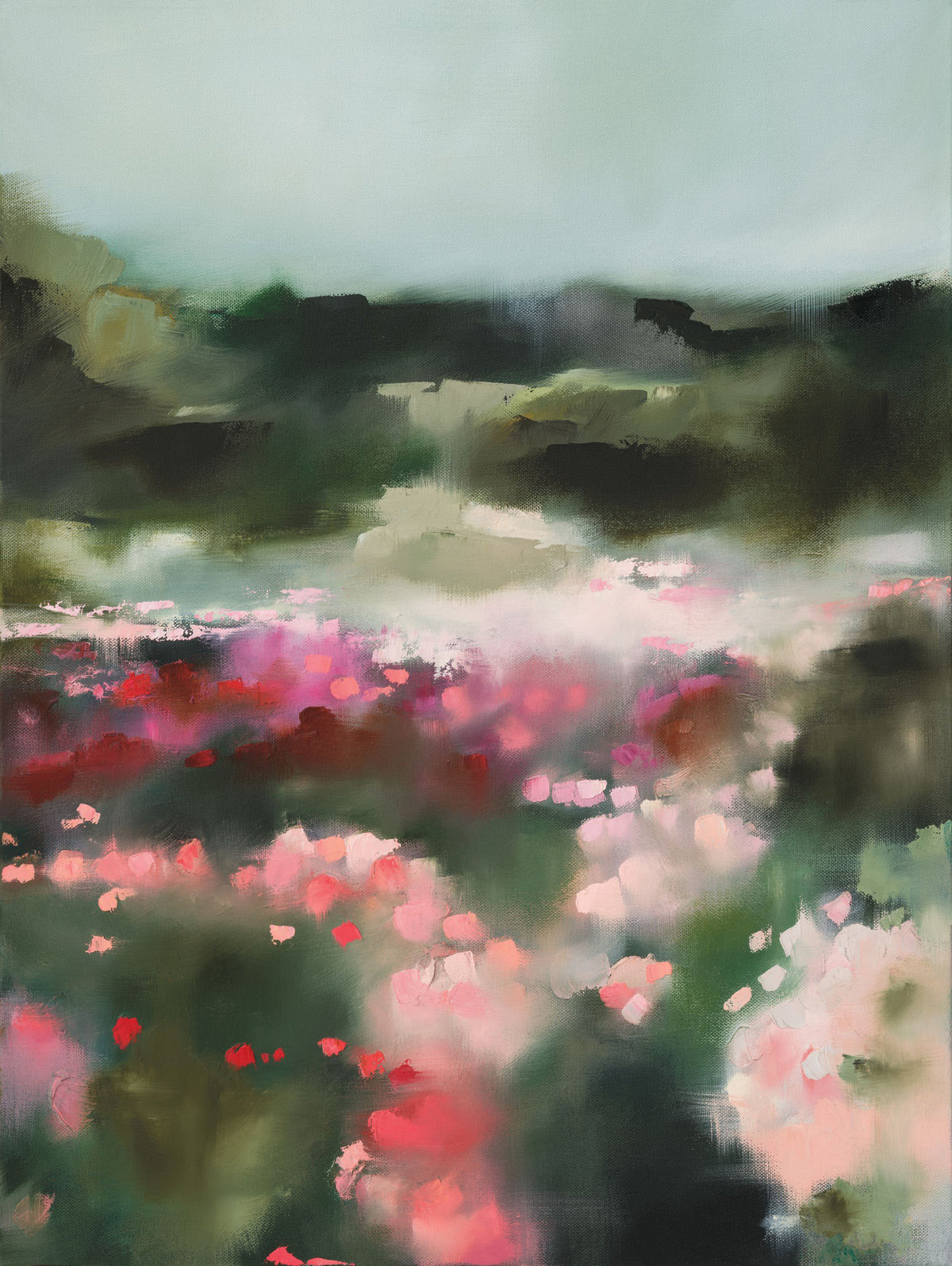 The Rose Garden Mural Wallpaper - pure wallpaper artwork