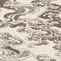 Ukiyo-e Clouds, Mauve Mural Wallpaper - pure wallpaper artwork