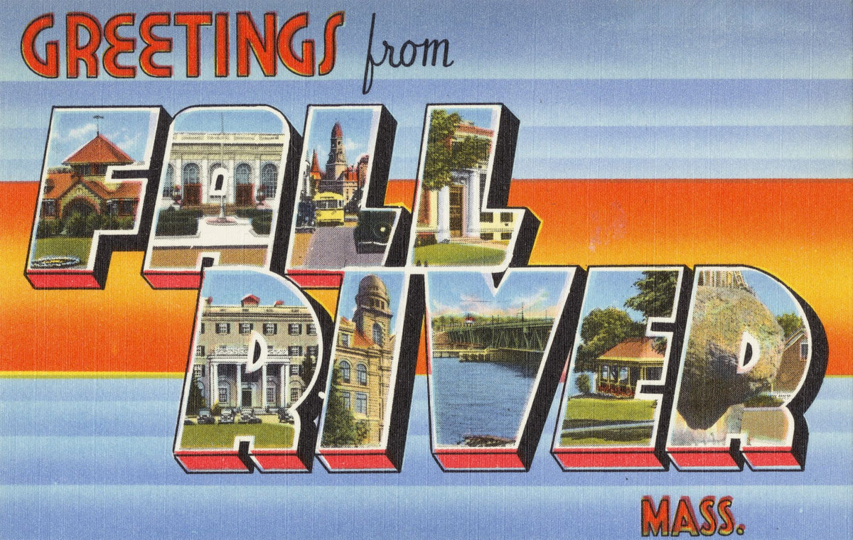 Greetings From Fall River Mural Wallpaper - pure wallpaper artwork
