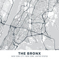 Map of the Bronx Mural Wallpaper - pure wallpaper artwork