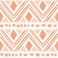 Boho Flows Orange Mural Wallpaper - pure wallpaper artwork