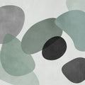 Lava Shapes, Seafoam Mural Wallpaper - pure wallpaper artwork