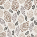 Featherly Leaves Mural Wallpaper - pure wallpaper artwork