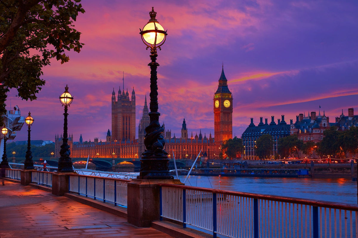 London Twilight Majesty Mural Wallpaper - pure wallpaper artwork