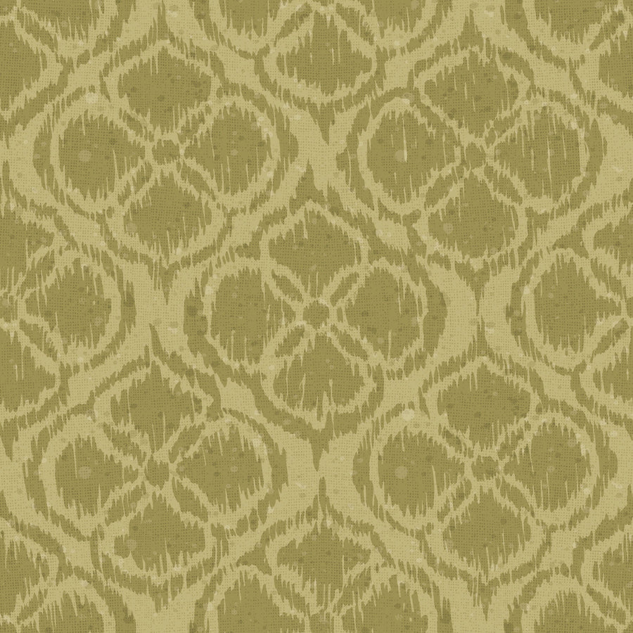 Harvest Slice Swamp Green Mural Wallpaper