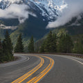 Colonial Peak and North Cascades Highway Mural Wallpaper - pure wallpaper artwork