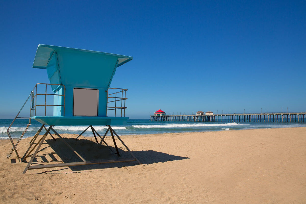 Huntington Beach Mural Wallpaper - pure wallpaper artwork