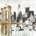 New York Skyline I Mural Wallpaper - pure wallpaper artwork