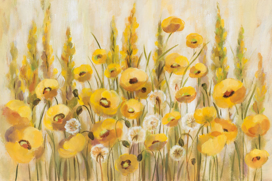 Yellow Field Mural Wallpaper
