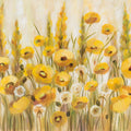 Yellow Field Mural Wallpaper - pure wallpaper artwork