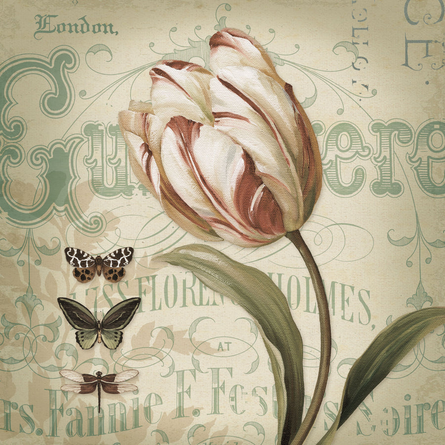 Mothers Treasure V Vintage Square Mural Wallpaper