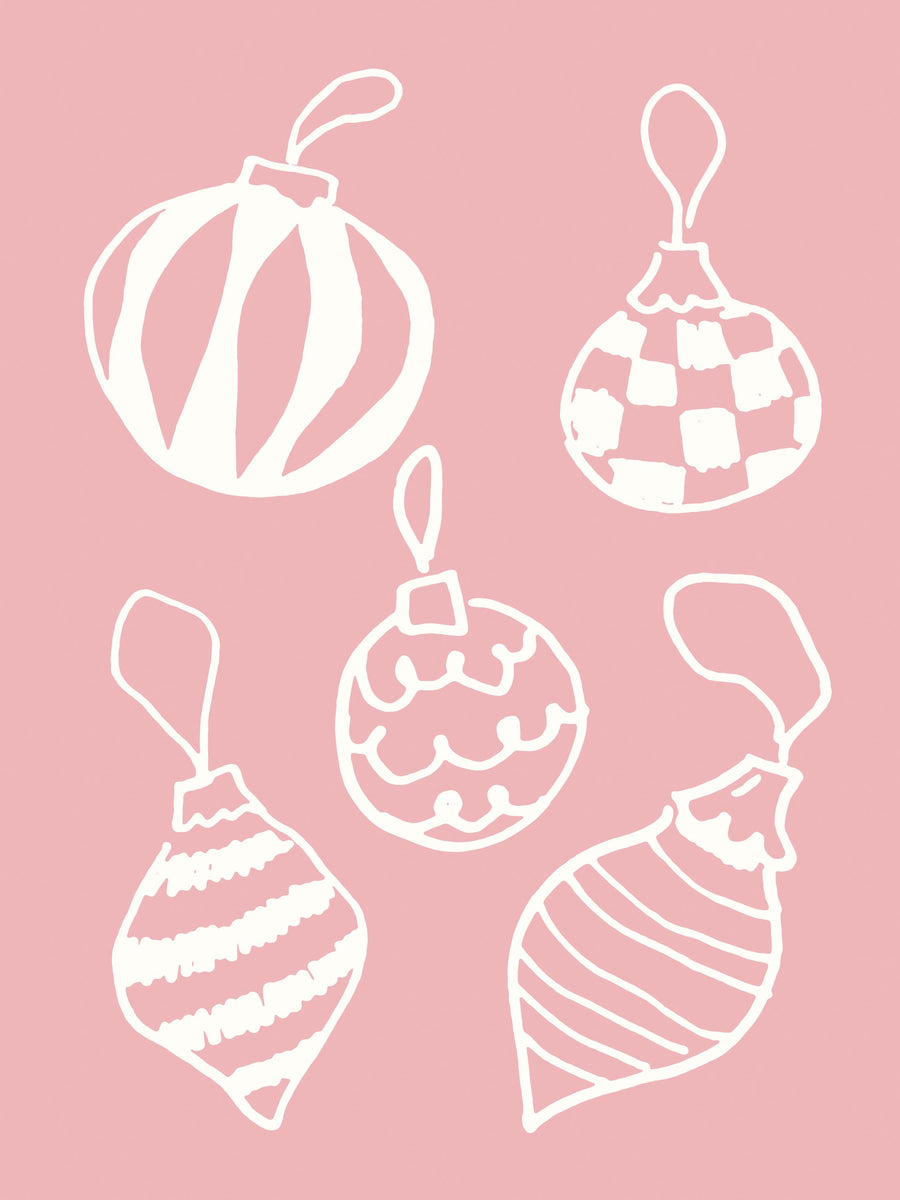 Christmas Doodle XI Mural Wallpaper