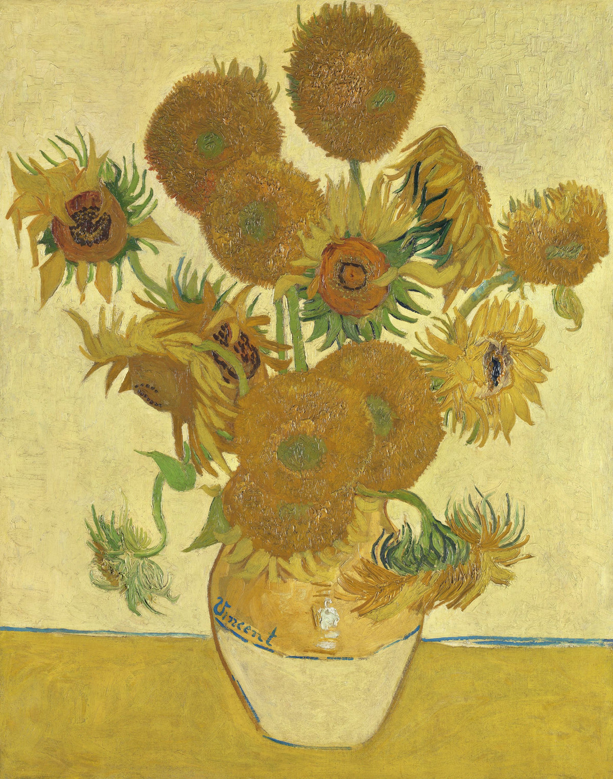 Sunflowers Mural Wallpaper - Red Tone - pure wallpaper artwork