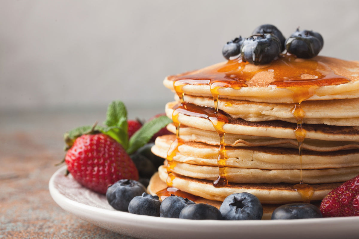 Stack of Pancakes with Syrup Mural Wallpaper - pure wallpaper artwork