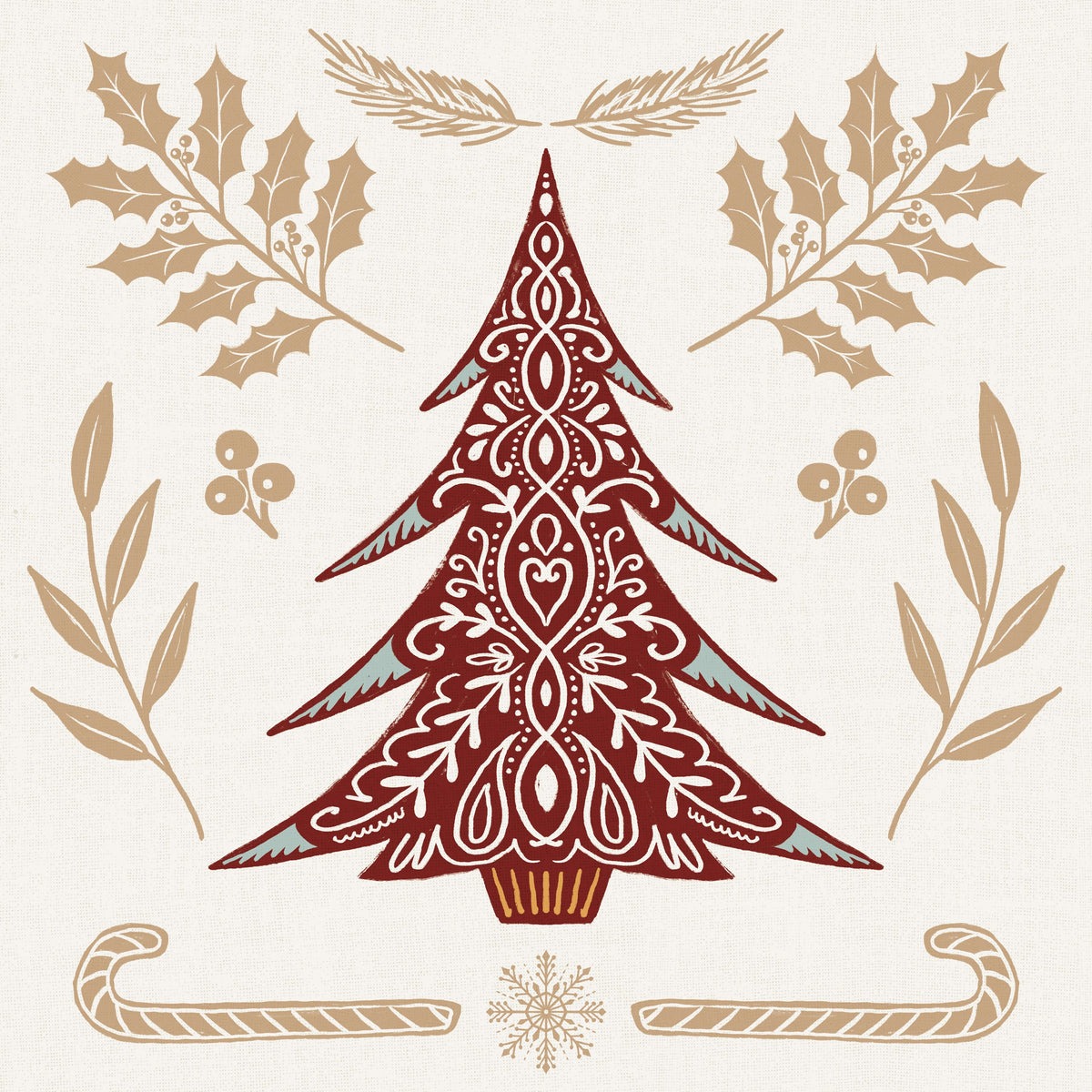 Holiday Form IX Color Mural Wallpaper - pure wallpaper artwork