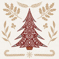Holiday Form IX Color Mural Wallpaper - pure wallpaper artwork