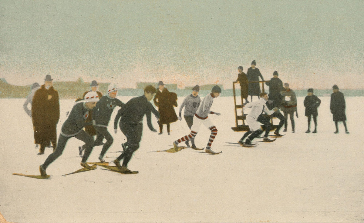 Snow Shoe Race Mural Wallpaper - pure wallpaper artwork