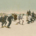Snow Shoe Race Mural Wallpaper - pure wallpaper artwork