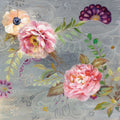 Peonies and Paisley Mural Wallpaper - pure wallpaper artwork