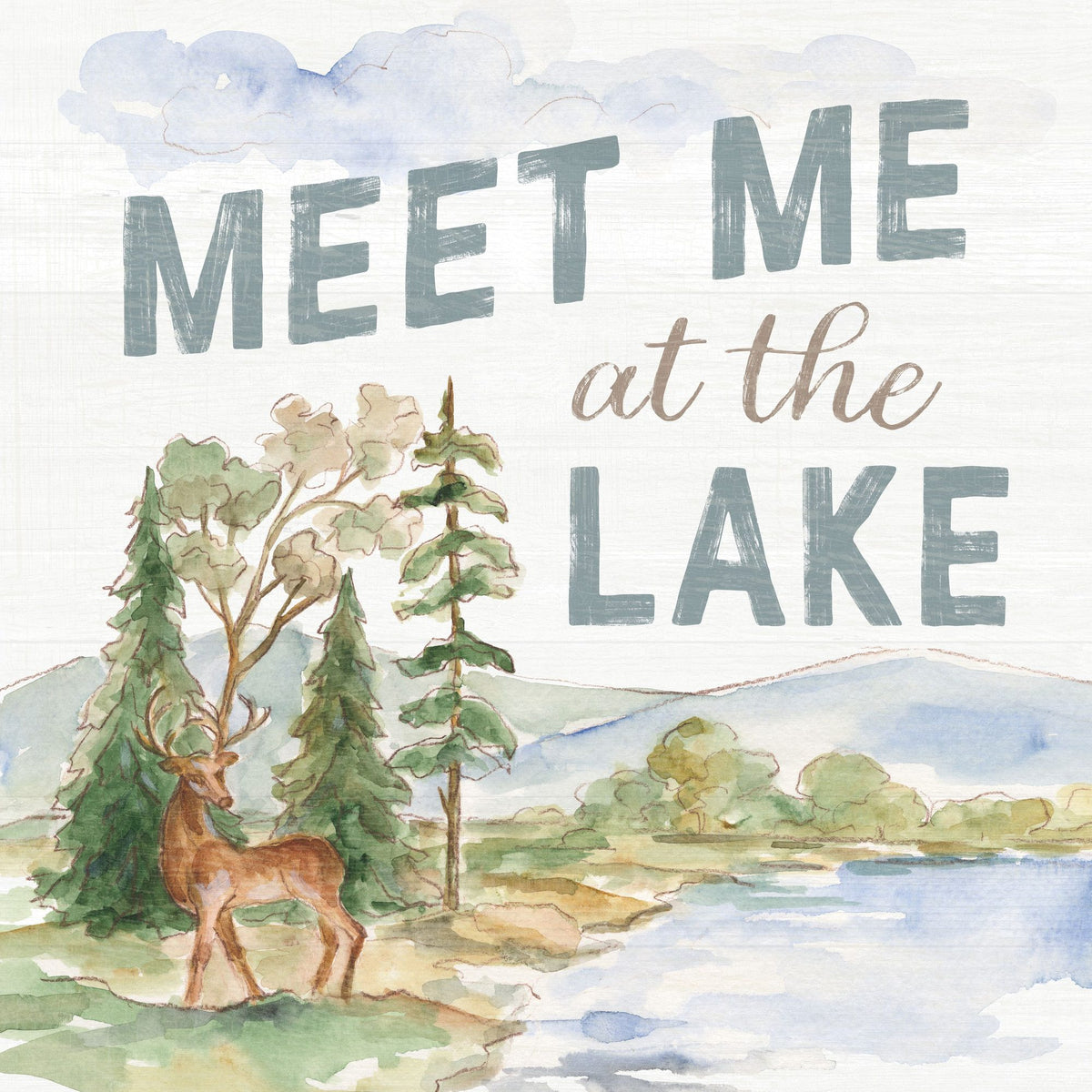 Lake Retreat V Mural Wallpaper - pure wallpaper artwork