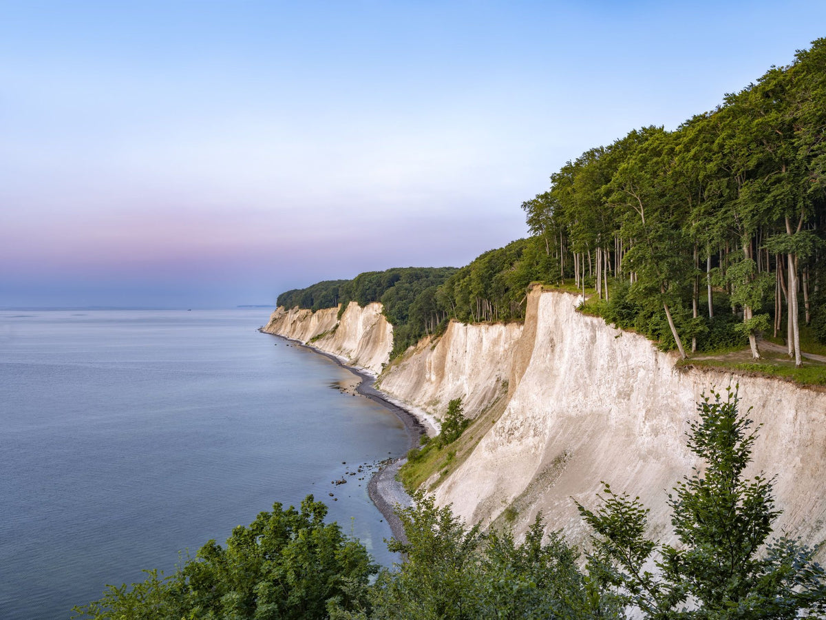 Chalk Cliffs Mural Wallpaper - Neutral Tone - pure wallpaper artwork