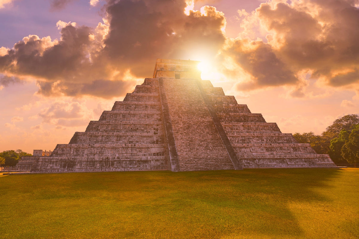 Temple of the Setting Sun Mural Wallpaper - pure wallpaper artwork