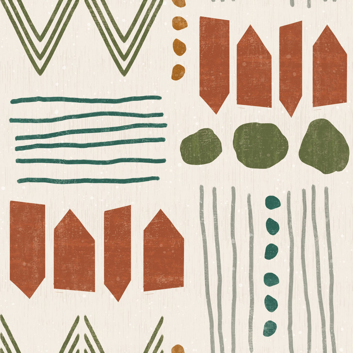 Woodland Scenes White Mural Wallpaper - pure wallpaper artwork