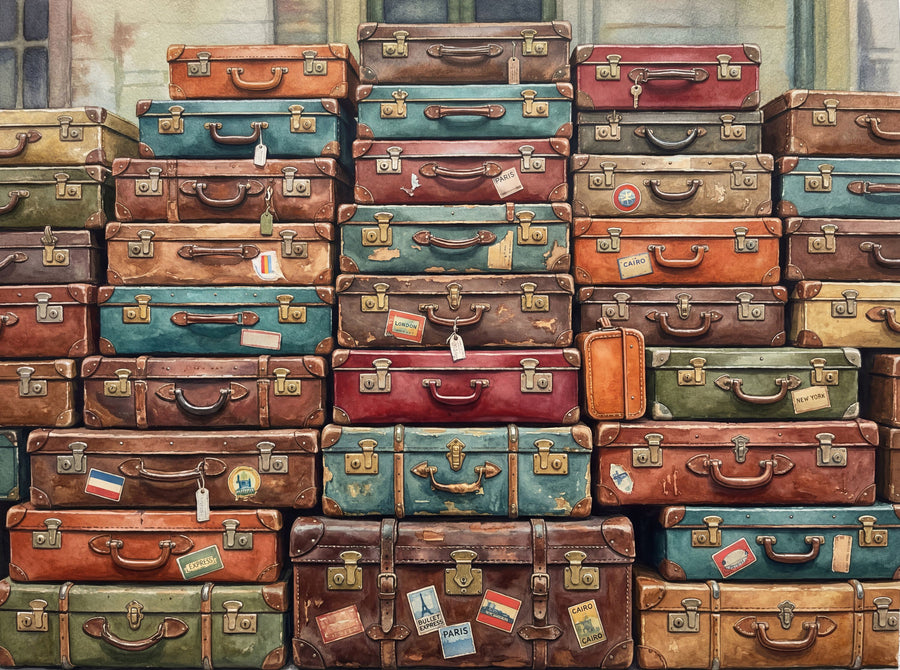 Time Travel - Stacked Series Mural Wallpaper