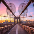Brooklyn Bridge At Sunrise Pt. II Mural Wallpaper - pure wallpaper artwork