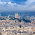 Paris Skyline and Sacre Coeur Mural Wallpaper - pure wallpaper artwork