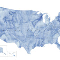 US State Map - Iria Mural Wallpaper - pure wallpaper artwork