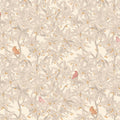 Cherry Tree Birds, Beige Mural Wallpaper - pure wallpaper artwork