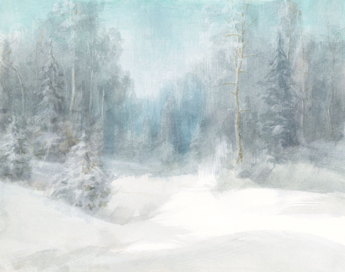 Peaceful Winter Mural Wallpaper - pure wallpaper artwork