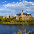 Saskatoon Skyline Mural Wallpaper - pure wallpaper artwork