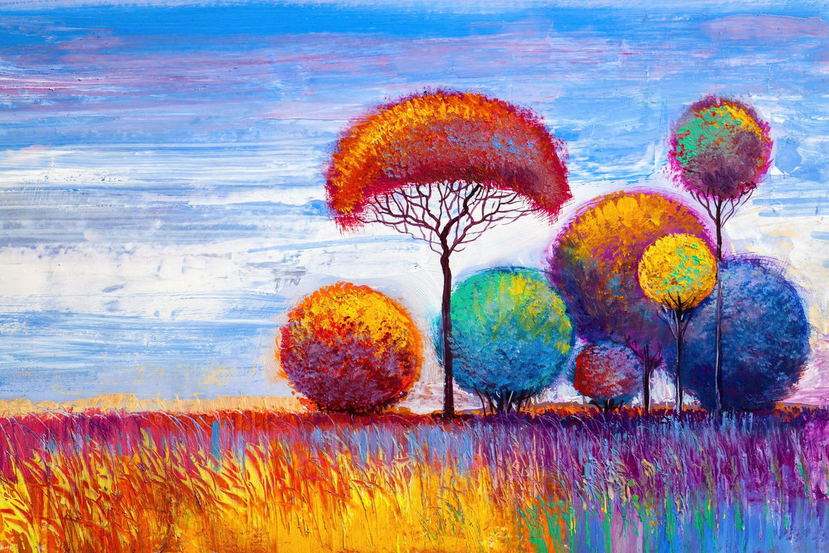Kaleidoscope Grove Mural Wallpaper - pure wallpaper artwork