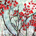 Red Leaves Mural Wallpaper - pure wallpaper artwork