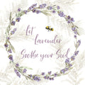 Fresh Lavender VII Mural Wallpaper - pure wallpaper artwork