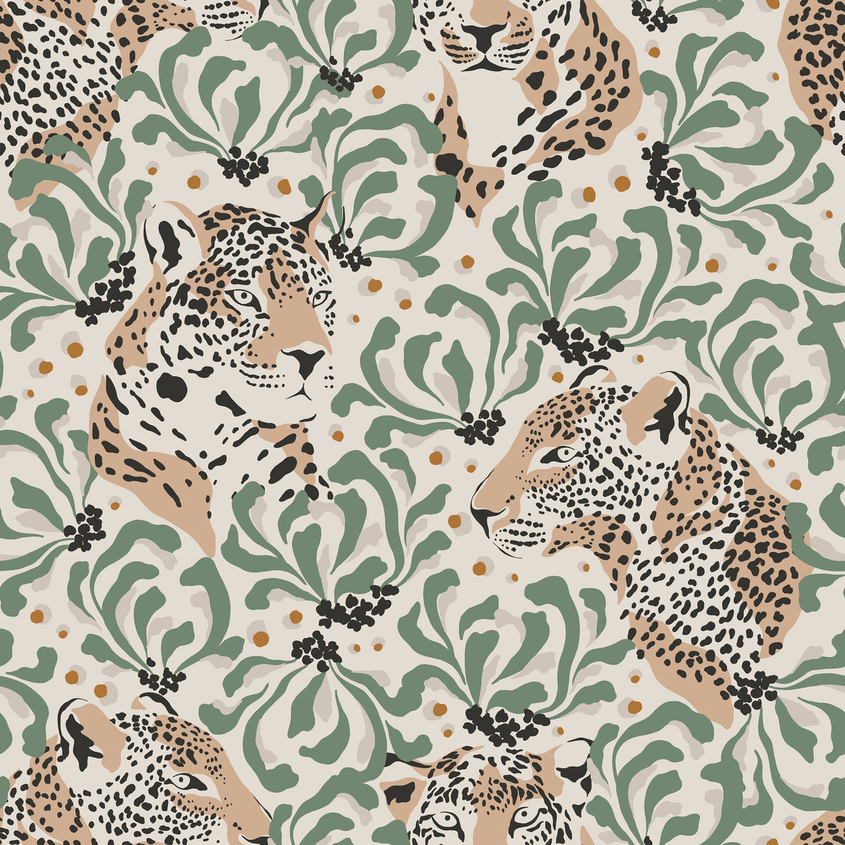 Clouded Leopard Mural Wallpaper - pure wallpaper artwork