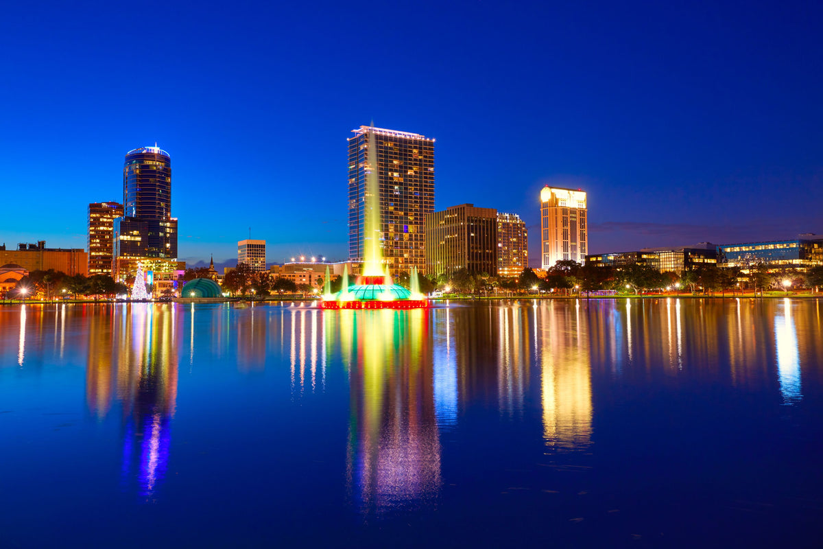Orlando Skyline Mural Wallpaper - pure wallpaper artwork