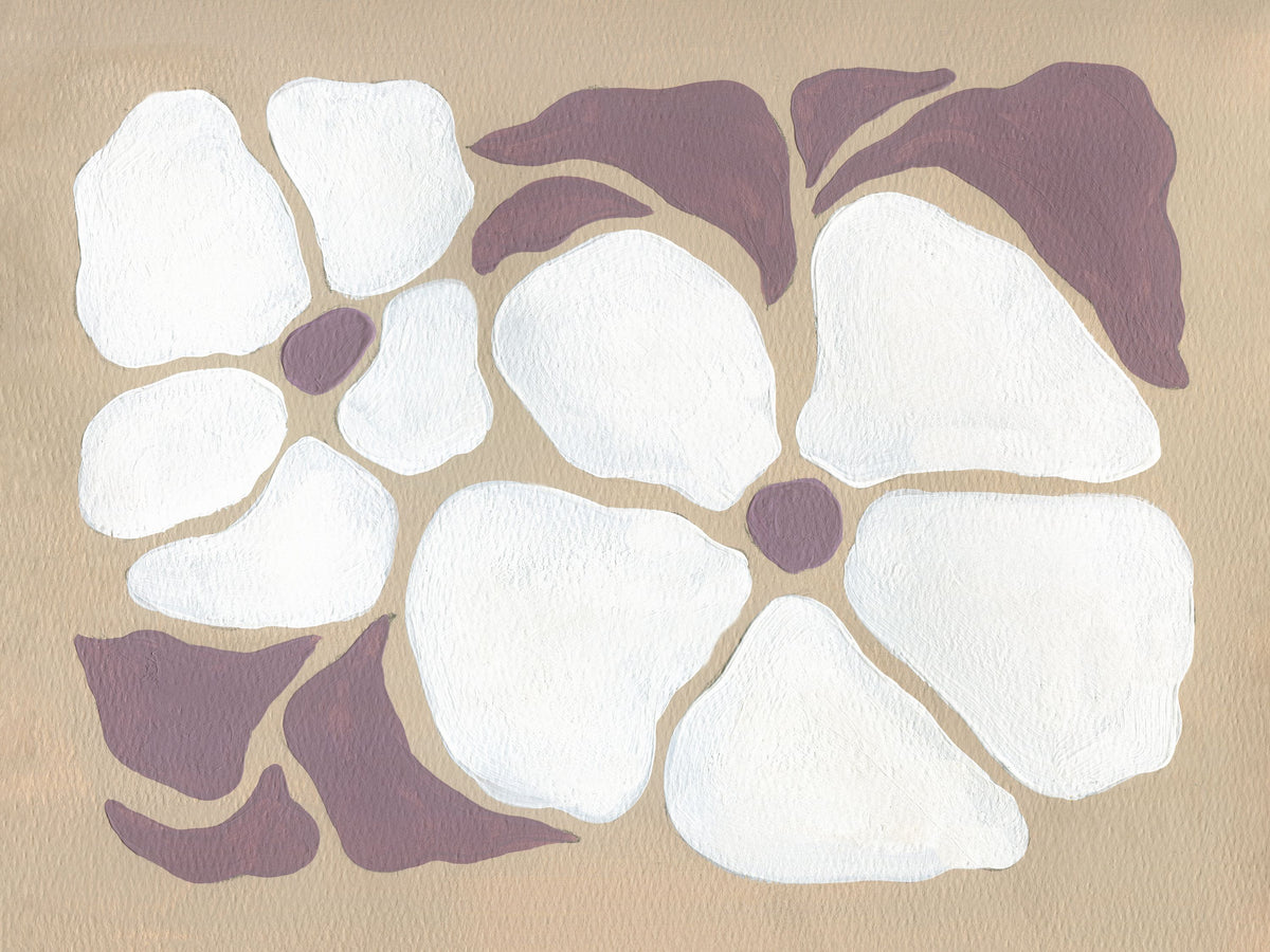 Boho Impact Floral I Mural Wallpaper - pure wallpaper artwork